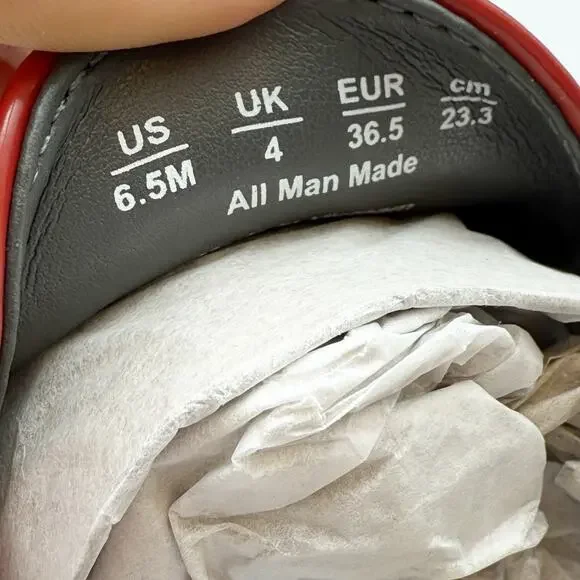 Franco Sarto Womens Eden Studded Loafers US 6.5 M EU 36.5 Red Slip On NIB - Picture 12 of 12